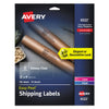 Avery Glossy Clear Easy Peel Mailing Labels w/ Sure Feed Technology, Inkjet/Laser Printers, 2 x 4, Clear, 10/Sheet, 10 Sheets/Pack