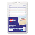 Avery Printable 4" x 6" - Permanent File Folder Labels, 0.69 x 3.44, White, 7/Sheet, 36 Sheets/Pack, (5215)