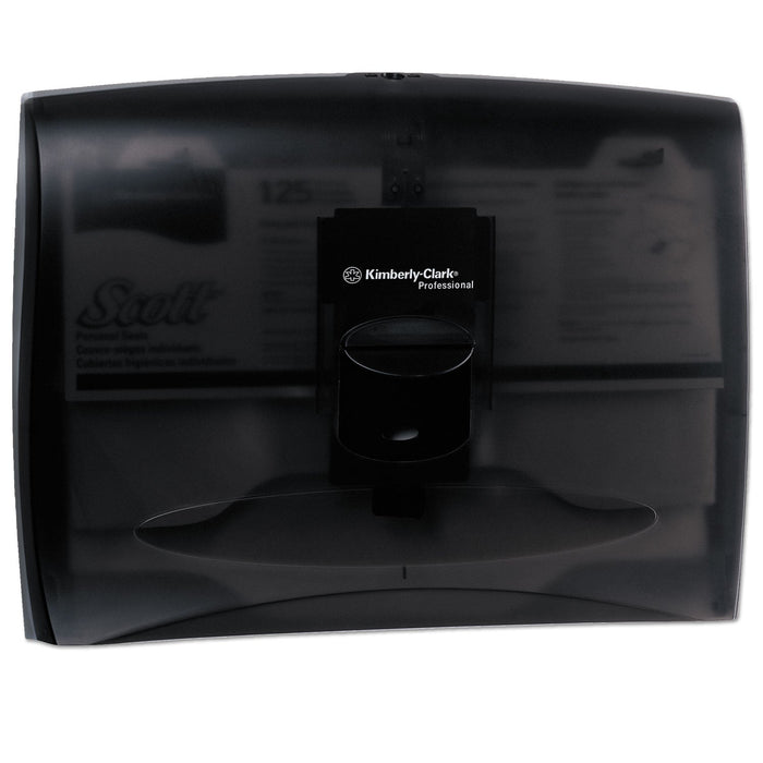 Scott Personal Seat Cover Dispenser, 17.5 x 2.25 x 13.25, Black