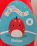 Squishmallows Dolan Red Dino with Spots 11 Plush Stuffed Animal Toy by Vanessa Jane