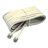 Softalk Telephone Extension Cord, Plug/Plug, 25 ft, Ivory