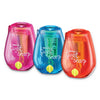 Bostitch Twist-n-Sharp Pencil Sharpener, One-Hole, 3.5 x 1.25 x 5.5, Randomly Assorted Colors, 6/Pack