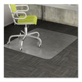 deflecto EconoMat Occasional Use Chair Mat for Low Pile Carpet, 45 x 53, Rectangular, Clear