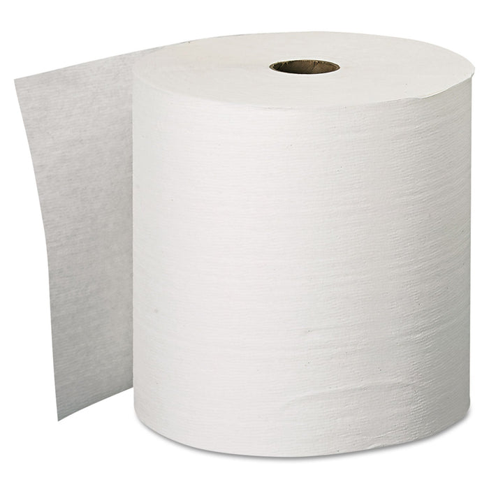 Kleenex Hard Roll Paper Towels with Premium Absorbency Pockets, 8" x 600 ft, 1.5" Core, White, 6 Rolls/Carton