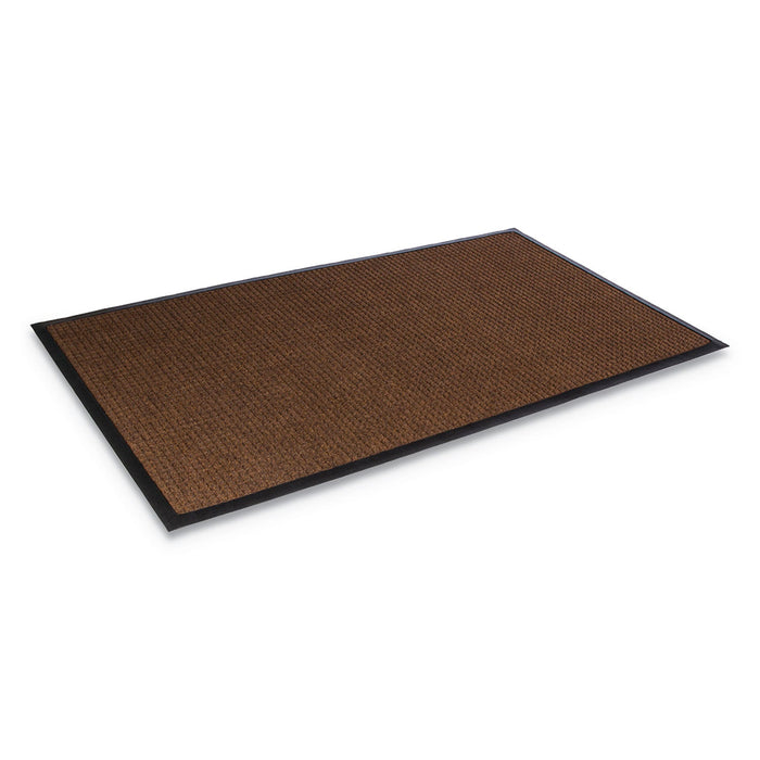 Crown Super-Soaker Wiper Mat with Gripper Bottom, Polypropylene, 36 x 120, Dark Brown