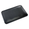 Crown Industrial Deck Plate Anti-Fatigue Mat, Vinyl, 36 x 60, Black