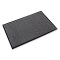 Crown Walk-A-Way Indoor Wiper Mat, Olefin, 48 x 72, Gray