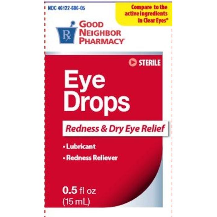 Good Neighbor Pharmacy Red Eye Relief Eye Drops - 0.5 fl oz by Pasteur Pharmacy