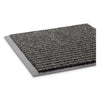 Crown Needle Rib Wipe and Scrape Mat, Polypropylene, 48 x 72, Gray