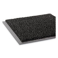 Crown Dust-Star Microfiber Wiper Mat, 36 x 120, Charcoal