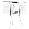 MasterVision Tripod Extension Bar Magnetic Dry-Erase Easel, 39" to 72" High, Black/Silver