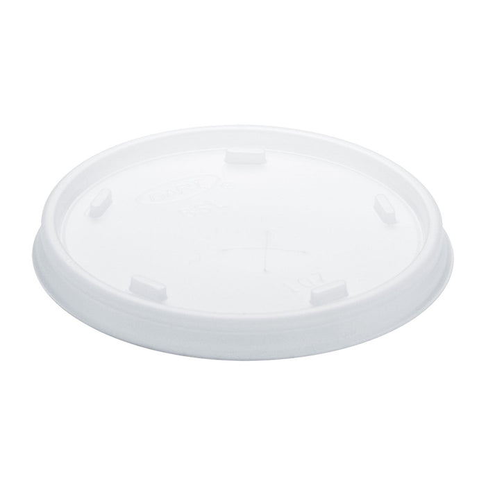 Dart Plastic Cold Cup Lids, Fits 8 oz to 9 oz Cups, Translucent, 100 Pack, 10 Packs/Carton