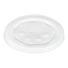 Dart Polystyrene Cold Cup Lids, Fits 12 oz to 24 oz Cups, Translucent, 125/Pack, 16 Packs/Carton
