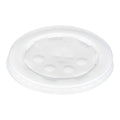 Dart Polystyrene Cold Cup Lids, Fits 12 oz to 24 oz Cups, Translucent, 125/Pack, 16 Packs/Carton