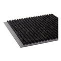 Crown Needle Rib Wipe and Scrape Mat, Polypropylene, 36 x 60, Charcoal
