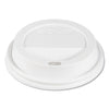 Dart Traveler Cappuccino Style Dome Lid, Fits 10 oz Cups, White, 100/Pack, 10 Packs/Carton