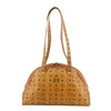 MCM Monogram Leather Brown Shoulder Bag #5804