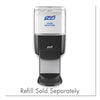PURELL Push-Style Hand Sanitizer Dispenser, 1,200 mL, 5.25 x 8.56 x 12.13, Graphite