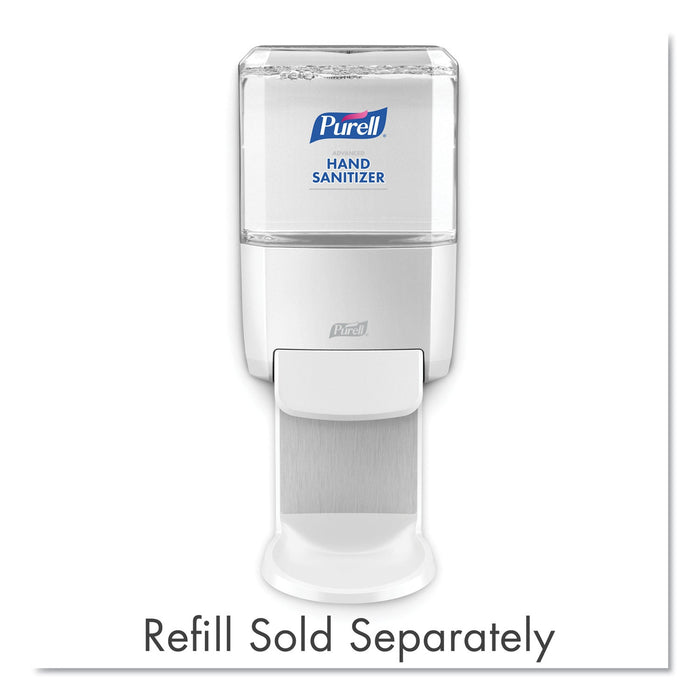 PURELL Push-Style Hand Sanitizer Dispenser, 1,200 mL, 5.25 x 8.56 x 12.13, White