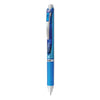 Pentel EnerGel RTX Gel Pen, Retractable, Medium 0.7 mm, Blue Ink, Blue/Gray Barrel