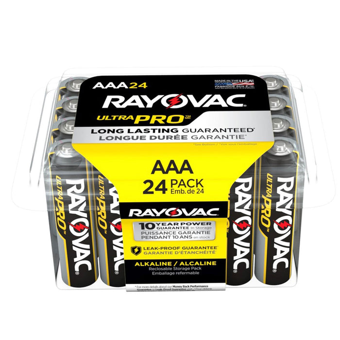 Rayovac Ultra Pro Alkaline AAA Batteries, 24/Pack