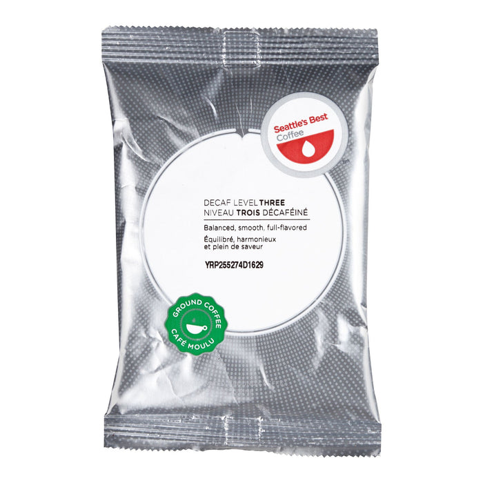 Seattle's Best Premeasured Coffee Packs, Decaf Portside Blend, 2 oz Packet, 18/Box