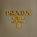 Prada Saffiano Leather Grey/Black Top Handle Tote #5808 by Bolt Boutique