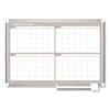 MasterVision 4 Month Planner, 36x24, Aluminum Frame