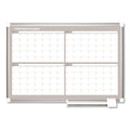 MasterVision 4 Month Planner, 36x24, Aluminum Frame