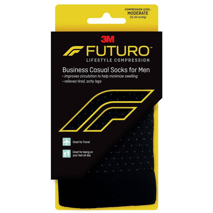 Futuro Men's Socks 15-20 2 Ea Lrg by Pasteur Pharmacy