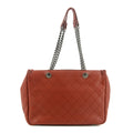 Chanel Red Lambskin Gunmetal Chain Shoulder Bag 20 Series #5862 by Bolt Boutique