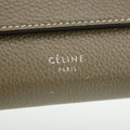 Celine Long Flap Calfskin Leather Grey Wallet #5874 by Bolt Boutique