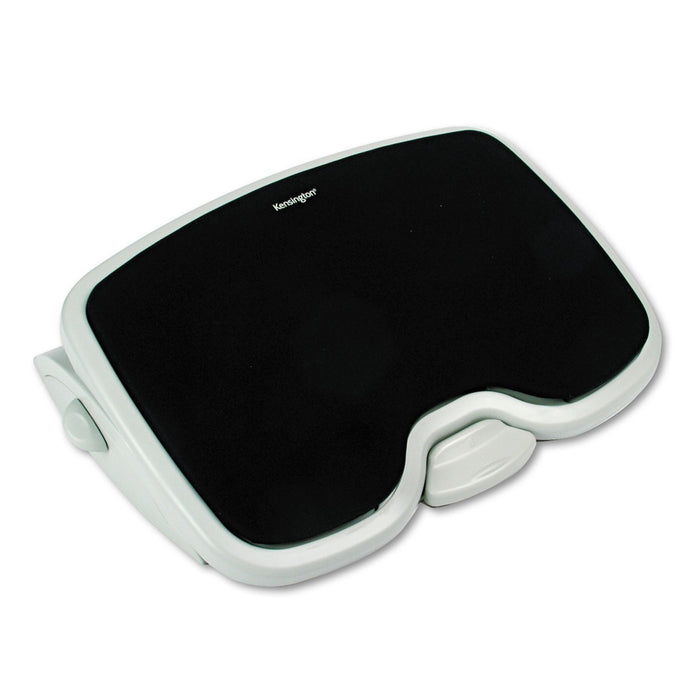 Kensington SoleMate Comfort Footrest with SmartFit System, 21.5w x 14d x 3.5 to 5h, Gray/Black