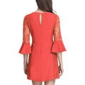 Kensie Women's Lace-Trim Bell-Sleeve Dress, Size 6 by Vanessa Jane