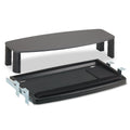 Kensington Over/Under Keyboard Drawer with SmartFit System, 14.5w x 23d, Black