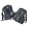 Kensington Contour Laptop Backpack, Fits Devices Up to 17", Ballistic Nylon, 15.75 x 9 x 19.5, Black