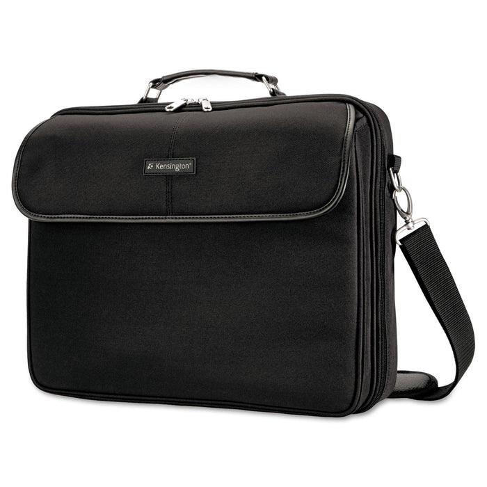 Kensington Simply Portable 30 Laptop Case, Fits Devices Up to 15.6", Polyester, 15.75 x 3 x 13.5, Black