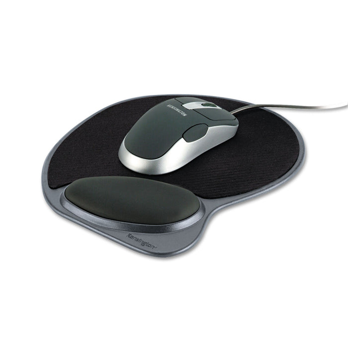 Kensington Memory Foam Mouse Pad Wrist Pillow, 10 x 9.87, Black