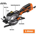 5.8A 3500RPM Mini Circular Saw by DailySale