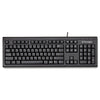 Kensington Keyboard for Life Slim Spill-Safe Keyboard, 104 Keys, Black