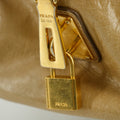 Prada Brown Leather Vintage Tote Bag #5913 by Bolt Boutique