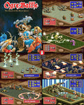 Ogre Battle SNES Video Game Cartridge Super Nintendo 1995 by VintageVideoGameStore