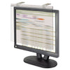 Kantek LCD Protect Privacy Antiglare Deluxe Filter, 19"-20" LCD, Silver