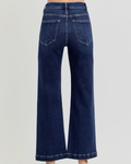 Tinsley Tummy Control High Rise Crop Wide Jeans by Boutique 23