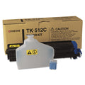 Kyocera TK512C Toner, 8,000 Page-Yield, Cyan