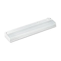 Ledu Under-Cabinet Fluorescent Fixture, Steel, 18.25"w x 4"d x 1.63"h, White