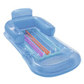 59in Inflatable Pool Float Raft with Headrest Armrest Cupholder by DailySale