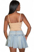 Solid Strap Tank Top {BT5515} by The House of Stylez