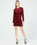 B Darlin Junior's Velvet Bodycon Dress, Size 3/4 by Vanessa Jane