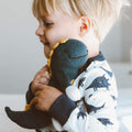 rattle buddy | maxwell the dino by Finn + Emma